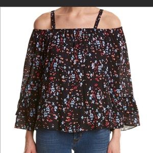 Parker Black Off the Shoulder Top